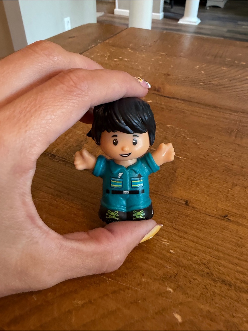 Fisher Price Little People tow truck driver as is